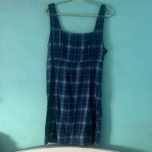Blue Gingham Lounge Dress